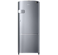 SAMSUNG Stylish Grande 183 Litres3 Star Direct Cool Single Door Refrigerator with Anti Bacterial Gasket (RR20C1Y23S8/HL, Elegant Inox)