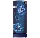 SAMSUNG Stylish Grande 223 Litres3 Star Direct Cool Single Door Refrigerator with Anti Bacterial Gasket (RR24D2Z23CU/NL, Camellia Blue)