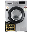 Croma 7 kg 5 Star Inverter Fully Automatic Front Load Washing Machine (2025 Model, Built in heater, Silver Grey)