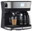 morphy richards DuoPresso 1850 Watt 10 Cups Automatic Espresso, Cappuccino & Latte Coffee Maker with Overheat Protection (Black)
